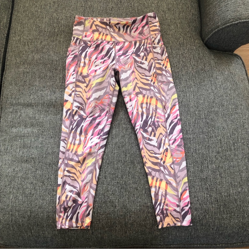 CALVIN KLEIN PERFORMANCE ACTIVE STRETCH ANIMAL PRINT MULTICOLOR LARGE LEGGING